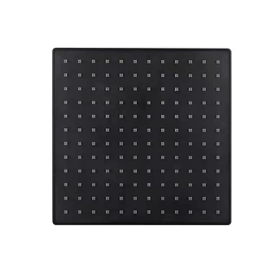 Верхний душ BERGES NARDIS S BLACK 23см черный матовый 072002