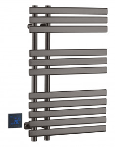 Полотенцесушитель электрический Boheme сухой VENTURO GUN METAL 500x118x800 мм (723-GM)