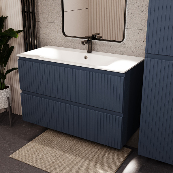 Тумба с раковиной подвесная 120см Terminus Vatikan VAT101202703101O серый шёлк