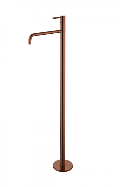 Смеситель для умывальника напольный Boheme Uno Copper Brush 107-CB