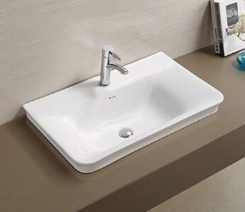 Врезной умывальник CeramaLux 851-80 81х47,5