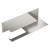 Держатель для туалетной бумаги c полкой Boheme Qubic Nickel Brush 10721-2-NB никель