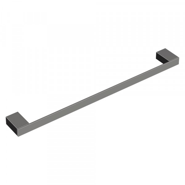 Полотенцедержатель длинный 60 см Boheme Qubic Shine Gun Metal 10722-SGM графит глянец
