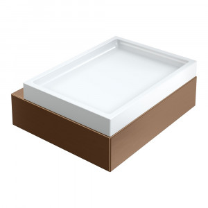 Мыльница настенная Boheme Qubic Brushed Bronze 10723-BRB брашированная бронза