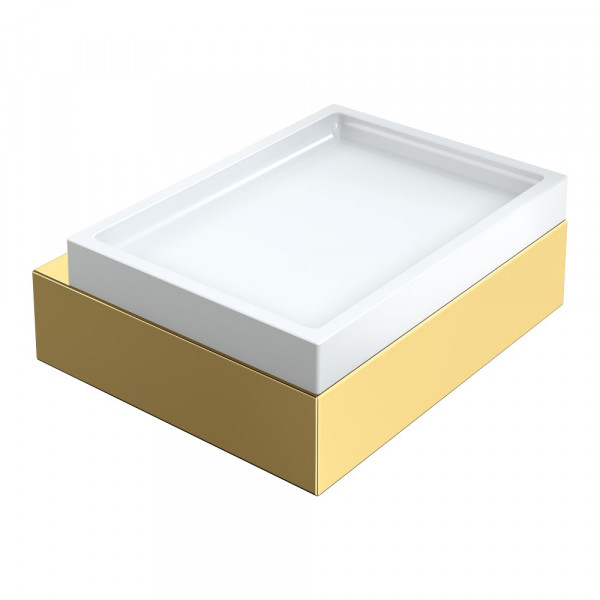 Мыльница настенная Boheme Qubic Gold 10723-G золото