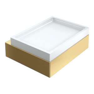 Мыльница настенная Boheme Qubic Matt Gold 10723-MG золото-матовый