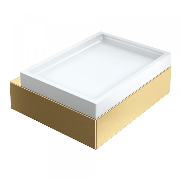 Мыльница настенная Boheme Qubic Matt Gold 10723-MG золото-матовый