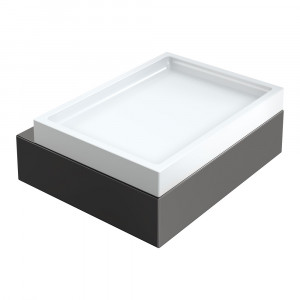 Мыльница настенная Boheme Qubic Shine Gun Metal 10723-SGM графит глянец