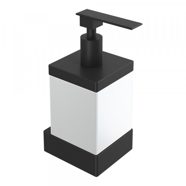 Диспенсер настенный Boheme Qubic Black 10727-B черный