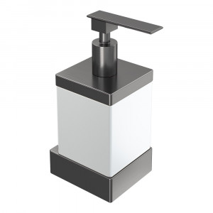 Диспенсер настенный Boheme Qubic Gun Metal 10727-GM графит