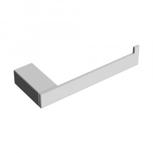 Держатель для туалетной бумаги без крышки Boheme Qubic Chrome 10735-CR хром