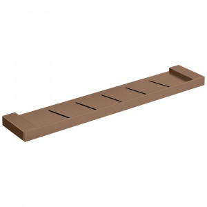 Полка Boheme Qubic Brushed Bronze 10736-BRB брашированная бронза