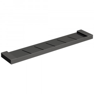 Полка Boheme Qubic Shine Gun Metal 10736-SGM графит глянец