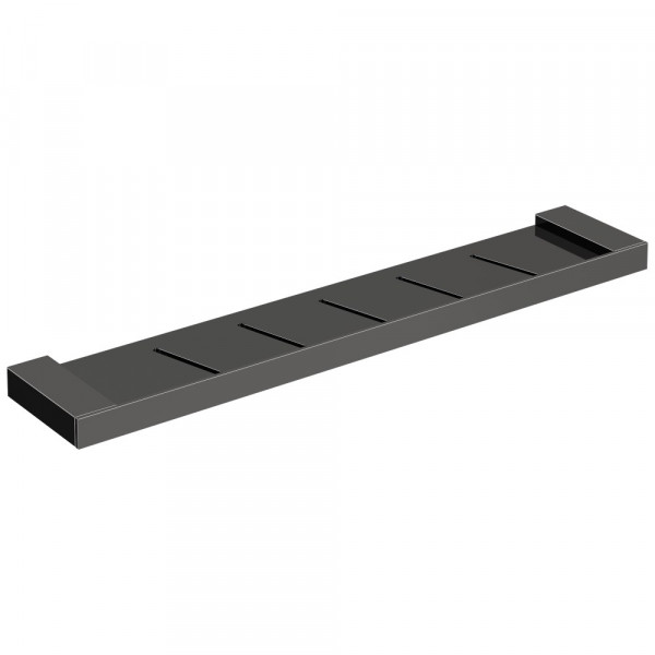 Полка Boheme Qubic Shine Gun Metal 10736-SGM графит глянец