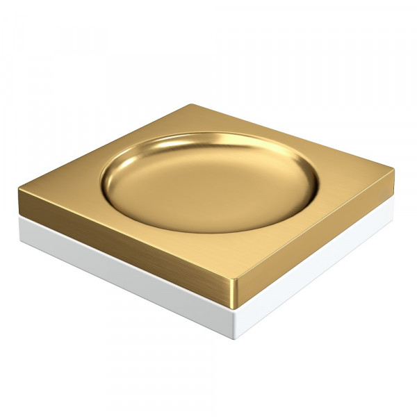 Мыльница квадратная Boheme Qubic Matt Gold 10960-MG золото-матовый