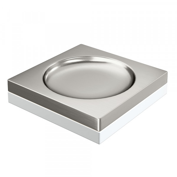 Мыльница квадратная Boheme Qubic Nickel Brush 10960-NB никель