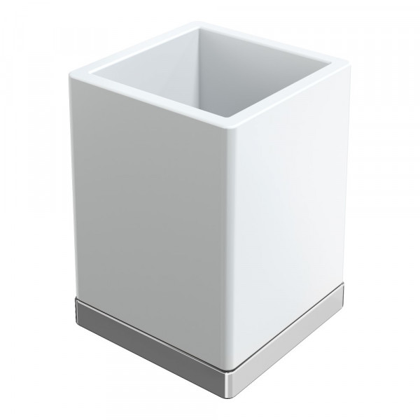 Стакан настольный Boheme Qubic Chrome 10961-CR хром