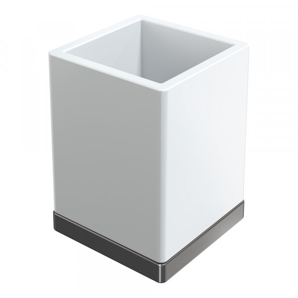 Стакан настольный Boheme Qubic Gun Metal 10961-GM графит