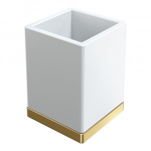 Стакан настольный Boheme Qubic Matt Gold 10961-MG золото-матовый