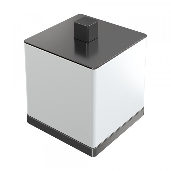 Стакан для ватных дисков Boheme Qubic Gun Metal 10964-GM графит