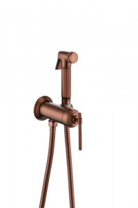 Смеситель гигиенический ETERNA COPPER BRUSED 177-CB брашированная медь