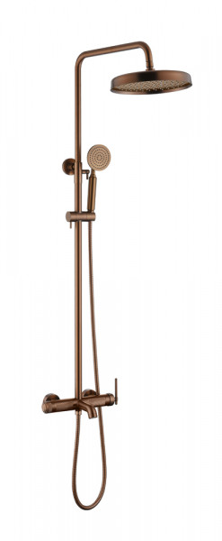 Стойка для душа ETERNA BRUSHED BRONZE 178-BRB брашированная бронза
