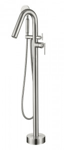 Смеситель напольный ETERNA NICKEL BRUSH 179-NB никель
