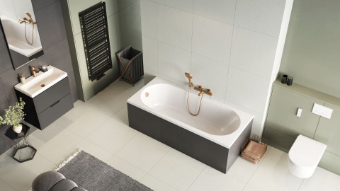 Акриловая ванна прямоугольная Excellent Oceana Mono Slim 170х75