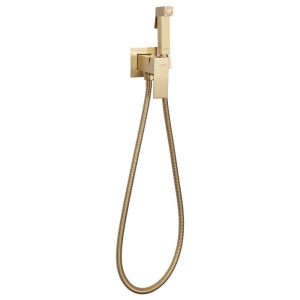 Гигиенический душ со смесителем встраиваемый Hansberge H3077MG матовое золото