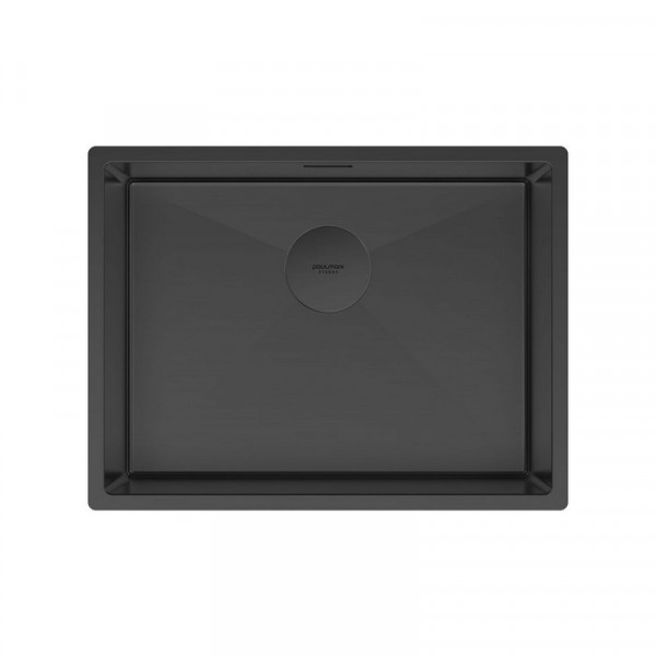 Кухонная мойка Paulmark NEXT 58 UNI PM215844-MBN матовый черный 58х44 см