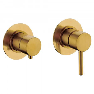 Душевая система встраиваемая без излива Grocenberg GB5090GL брашированное золото