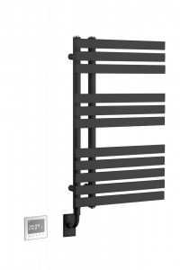 Полотенцесушитель электрический Boheme VENTURO BLACK 95x500x898 мм (721-B)