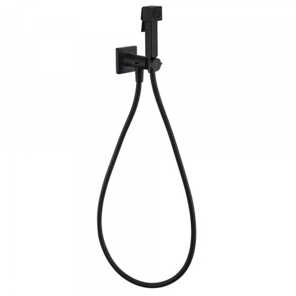 Гигиенический душ со смесителем встраиваемый Grocenberg GB005BLBL черный