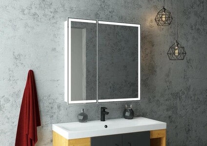 Зеркало-шкаф Continent Allure LED 800х800