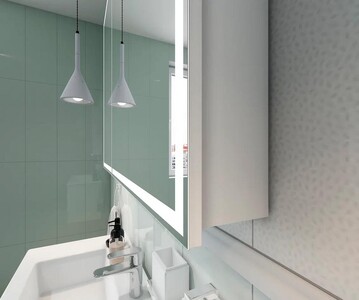 Зеркало-шкаф Continent Allure LED 800х800