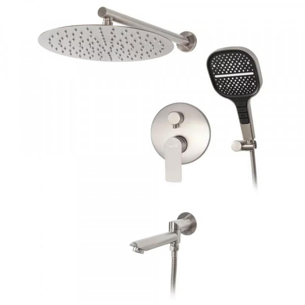 Душевая система встраиваемая Hansberge H6095NK никель