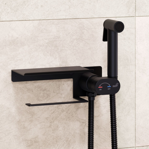 Гигиенический смеситель встроенный c полкой RGW 581408221-04