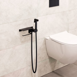 Гигиенический смеситель встроенный c полкой RGW 581408221-04