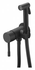 Смеситель гигиенический Boheme Uno Black 467-B
