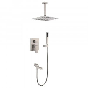 Душевая система встраиваемая Grocenberg GB5089NK-2 никель