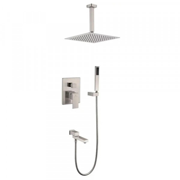 Душевая система встраиваемая Grocenberg GB5089NK-2 никель