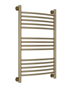 Водяной полотенцесушитель Сунержа Богема+ выгнутая Золотой шелк (Матовое золото)