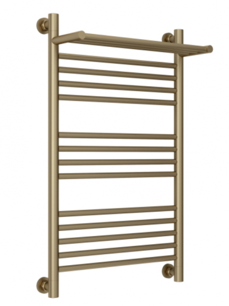 Водяной полотенцесушитель Сунержа БОГЕМА 1П + Золотой шелк (Матовое золото)