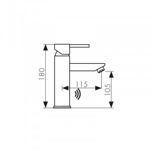 Смеситель для раковины KAISER Sensor 38211