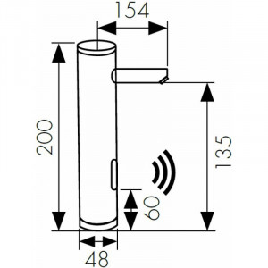 Смеситель для раковины KAISER Sensor 38511