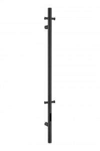 Полотенцесушитель электрический Boheme Uno BLACK 110x122x1500 мм (726-B)