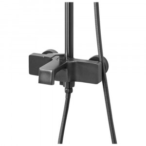 Душевая система Hansberge H5065BG Оружейная сталь