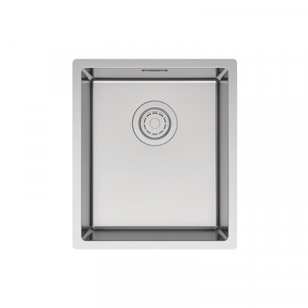 Кухонная мойка Paulmark LASSAN 38 UNI LA38-BS брашированная нержавеющая сталь 38х44см