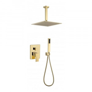 Душевая система встраиваемая без излива Grocenberg GB5089GO-4 золото