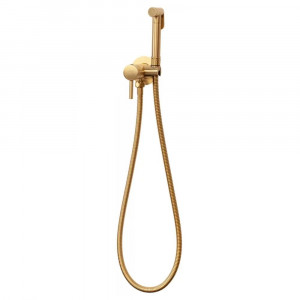 Гигиенический душ со смесителем встраиваемый Hansberge H3099MG матовое золото